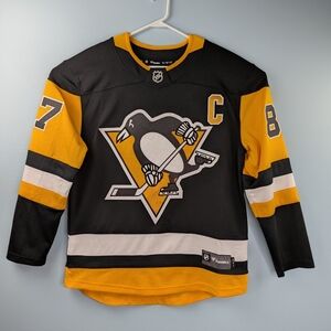 Fanatics Authentic NHL Mens Pittsburgh Penguins Sidney Crosby Jersey Size M